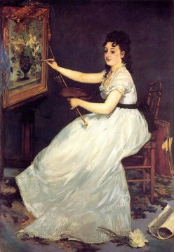  impresionismo Pintura Art%C3%ADstica - Retrato de Eva Gonzales Realismo Impresionismo Edouard Manet